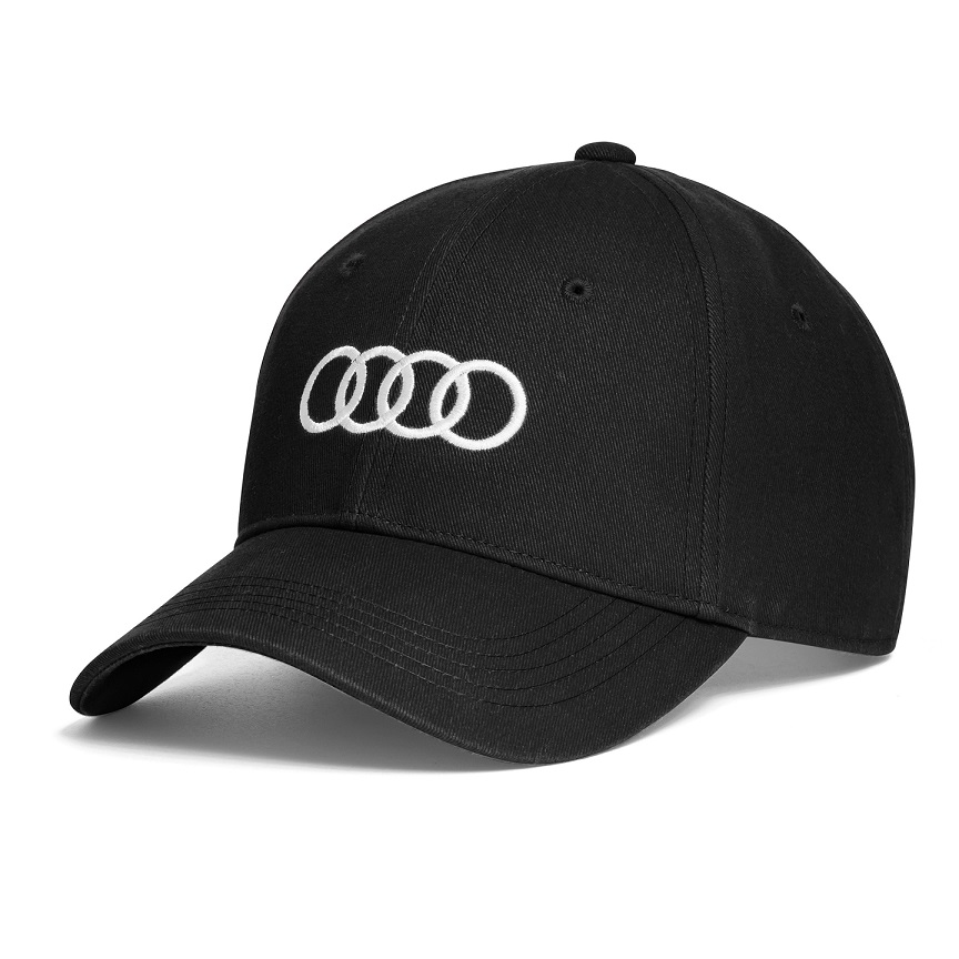 Eiskratzer mit Aufdruck Audi Ringe, Schwarz / Grau